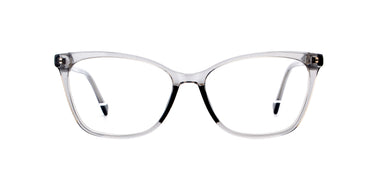 Women Urban Eyeglasses: Latifa - Grey - SpaceSMART Eye Clinic (Front View)